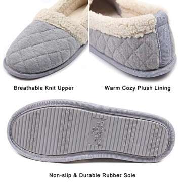 ChicNChic Women Plush House Slippers for Cozy Home Wear