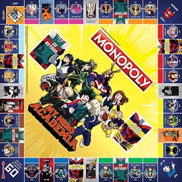 Monopoly: My Hero Academia Game for Anime Fans and Friends