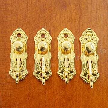 Odoria 1/12 Miniature Door Knob Lock and Key Dollhouse Decoration Accessories