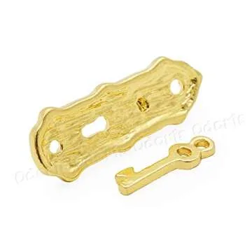 Odoria Miniature Door Knob and Key Dollhouse Decor