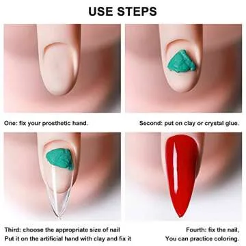 Realistic Nail Training Practice Hand for Perfect Manicures