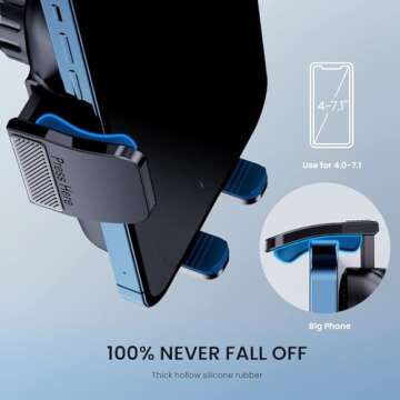 TICILFO Car Phone Holder - Universal Dashboard Mount