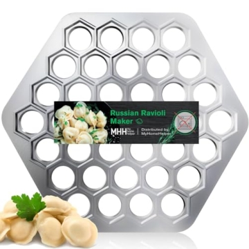 Russian Ravioli Maker Dumplings Mold - Pelmeni Metal Mold - Siberian Pelmeni Meat - Dumpling Maker M...