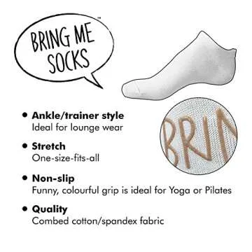 Shhh I'm Reading Funny Ankle Socks for Book Lovers