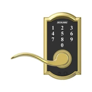 Keyless Schlage Touch Lock with Latitude Lever for Security