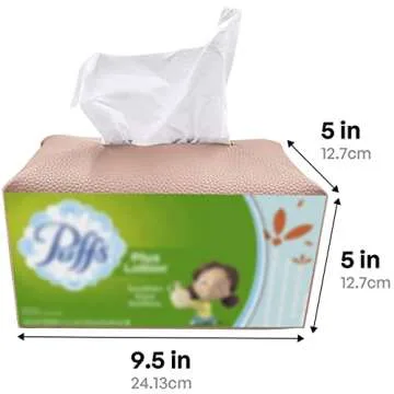 carrotez Tissue Box Cover, [Refined] Modern PU Leather Rectangular Tissue Box Holder - Decorative Holder/Organizer for Bathroom Vanity Countertop, Night Stands, Office Desk 9.5"X5"X5" - Rose Pink