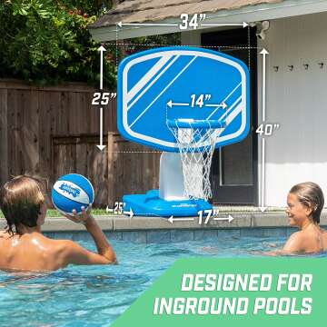GoSports Splash Hoop PRO Pool Basketball Game