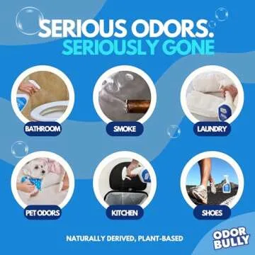 Whip-It Odor Bully Instant Odor Neutralizer Spray - Stain Remover and Odor Eliminator for Home and Car in One - 32oz