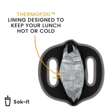 Sok It Lunch Tote Insulated Neoprene Caddy for Work or School