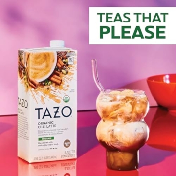 TAZO Organic Chai Latte - Delicious Tea Concentrate
