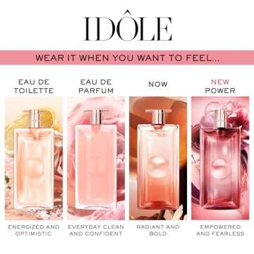 Lancôme Idôle Power Eau De Parfum Intense – Long Lasting Fragrance with Notes of Fruity Pomarose and Sandalwood - Fruity and Woody Floral Women's Fragrance – 1.7 Fl Oz.