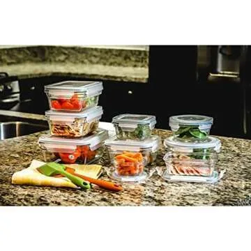 Glasslock 18-Piece Oven Safe Container Set - Durable Glass