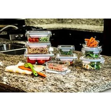 Glasslock 18-Piece Oven Safe Container Set - Durable Glass