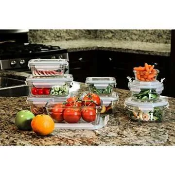 Glasslock 18-Piece Oven Safe Container Set - Durable Glass