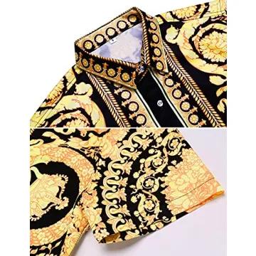 Daupanzees Men's Premium Button-Down Dress Shirt