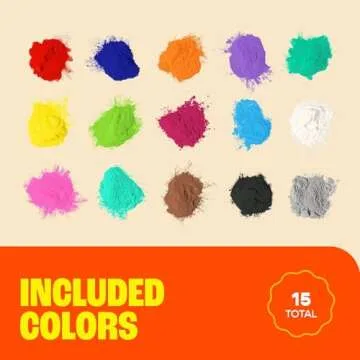 Chameleon Colors 70g Powder Packs - 15 Vibrant Non-Toxic Colors