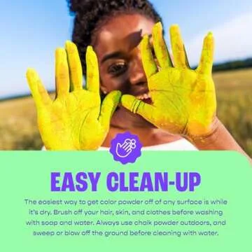 Chameleon Colors 70g Powder Packs - 15 Vibrant Non-Toxic Colors