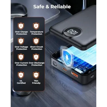 Glaais 20000mAh Heated Vest Battery Pack for All Weather