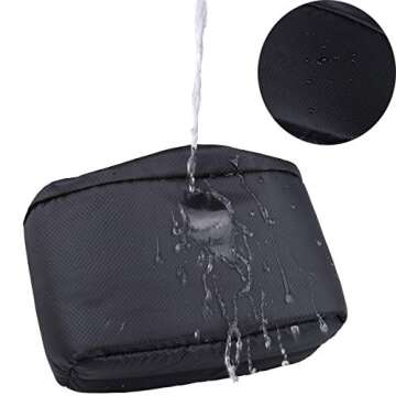 JAKAGO Shockproof Camera Insert Bag for SLR DSLR Mirrorless Camera Lens Flash Light Accessories Camera Pouch with Adjustable Dividers for Canon Nikon Sony Water Resistant Camera inner case(Black)