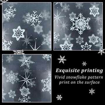 Clear Snowflake Balloons for Festive Party Decorations