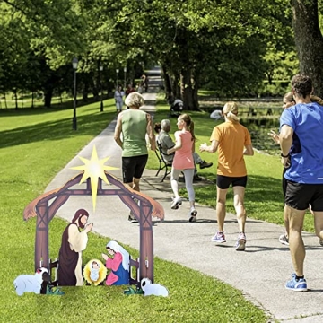 Elegant Outdoor Nativity Set for Christmas Decorations