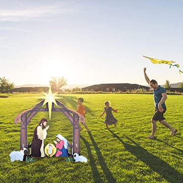 Elegant Outdoor Nativity Set for Christmas Decorations