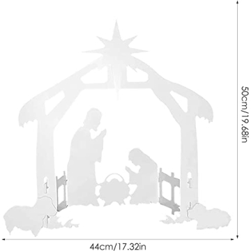 Elegant Outdoor Nativity Set for Christmas Decorations