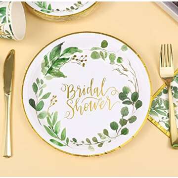 Stylish Greenery Napkins for Events & Celebrations