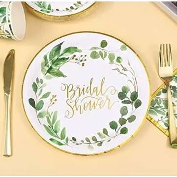 Stylish Greenery Napkins for Events & Celebrations