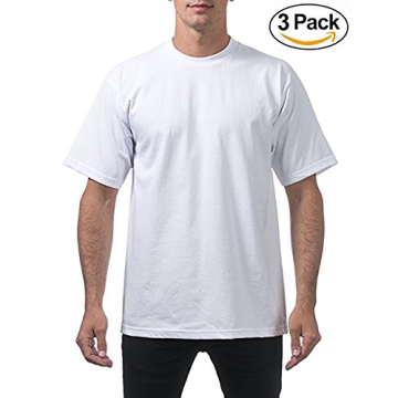 Men's Heavyweight Crew Neck T-Shirts 3-Pack - White