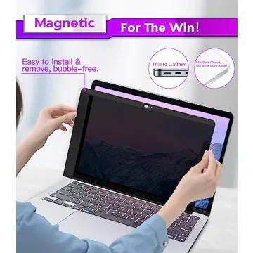 PYS Magnetic Privacy Screen for MacBook Pro 13 Inch