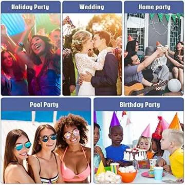 36 Pieces Cocktail Picks Stainless Steel Martini Picks 4, 6, 8, Inch Stainless Steel Appetizer Drink Sticks Cocktail Toothpicks for Hamburger Birthday Party Home Bar