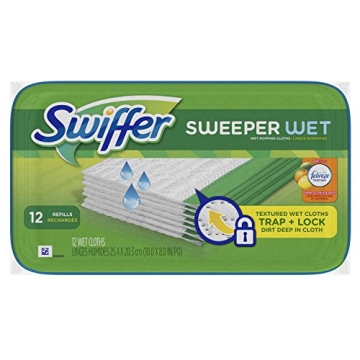 Swiffer Sweeper Wet Mopping Pad Refills 12 Count