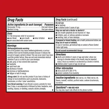 Cepacol Throat Drop Lozenges in Cherry for Sore Throat Relief