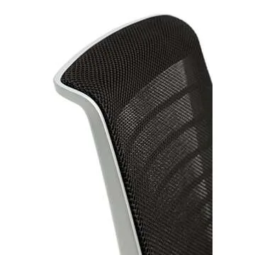 Steelcase 3D Knit Think Chair, Platinum Frame, Licorice