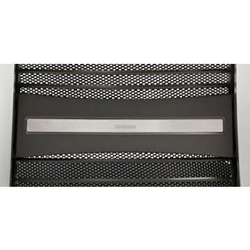 Steelcase 3D Knit Think Chair, Platinum Frame, Licorice