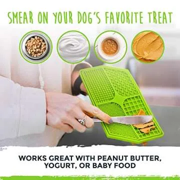 Mighty Paw Dog Lick Pad - BPA-Free Silicone Mat - Anxiety Relief, Dental Health Support, Easy Grooming, Slow Feeding, Dishwasher Safe