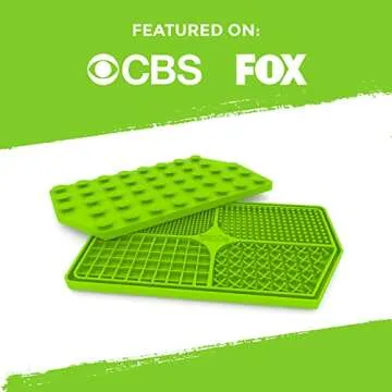 Mighty Paw Dog Lick Pad - BPA-Free Silicone Mat - Anxiety Relief, Dental Health Support, Easy Grooming, Slow Feeding, Dishwasher Safe