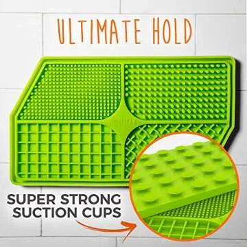 Mighty Paw Dog Lick Pad - BPA-Free Silicone Mat - Anxiety Relief, Dental Health Support, Easy Grooming, Slow Feeding, Dishwasher Safe