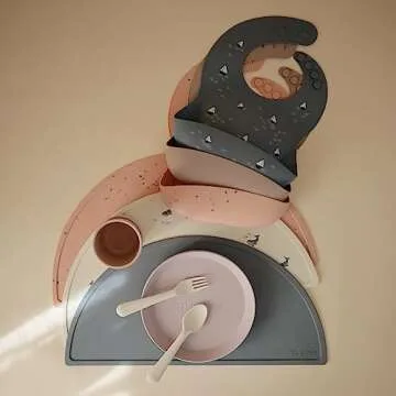 Mushie Kids Silicone Placemat | BPA-Free Fun and Functionality