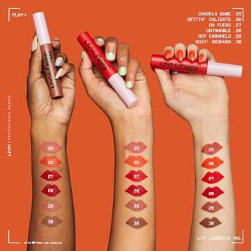 NYX PROFESSIONAL MAKEUP Lip Lingerie XXL Matte Liquid Lipstick - Untamable (Brick Red)