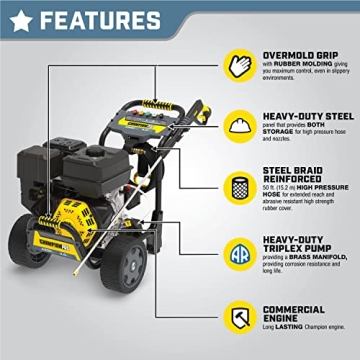 Champion 4200 PSI Pressure Washer for Powerful Cleaning