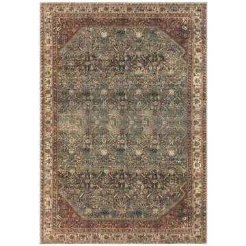 Keen Home Design 9x12 Machine Washable Rug for Homes