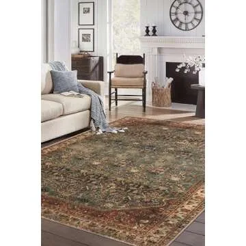 Keen Home Design 9x12 Machine Washable Rug for Homes