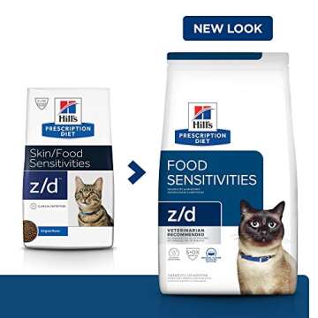 Hill's z/d Skin/Food Sensitivities Dry Cat Food 4 lb