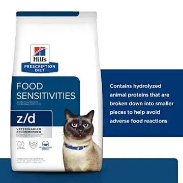Hill's z/d Skin/Food Sensitivities Dry Cat Food 4 lb