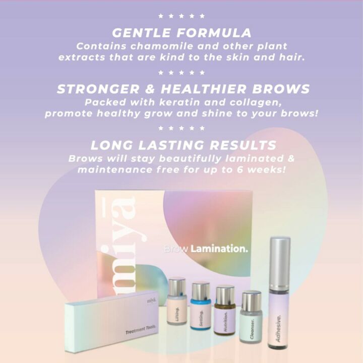 DIY Brow Lamination Kit for Fuller Thicker Brows