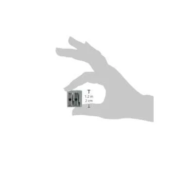 Staedtler Metal Sharpener, Double Hole for Pencils and Colored Pencils, 1-Each (510 20BK)