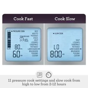 Breville Fast Slow Pro Pressure Cooker BPR700BSS, Brushed Stainless Steel