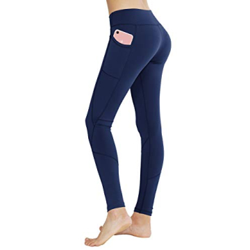 Keolorn High Waist Yoga Pants with Pockets - Tummy Control Leggings for Women